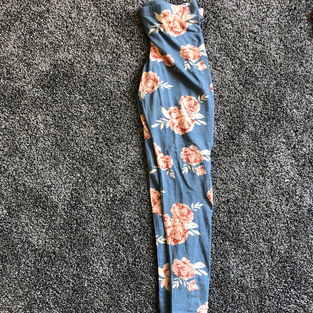 Floral vans leggings